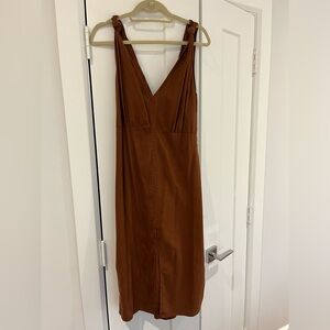 NWT Zara Brunt Orange Dress